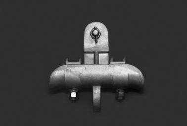 銀製の白いケーブルの懸濁液ハードウェア、カスタマイズされる設計されているアルミニウム ケーブル固定金具